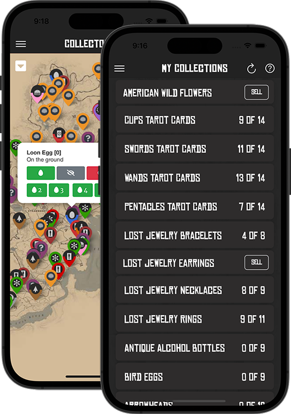 RDO Collector app screenshots