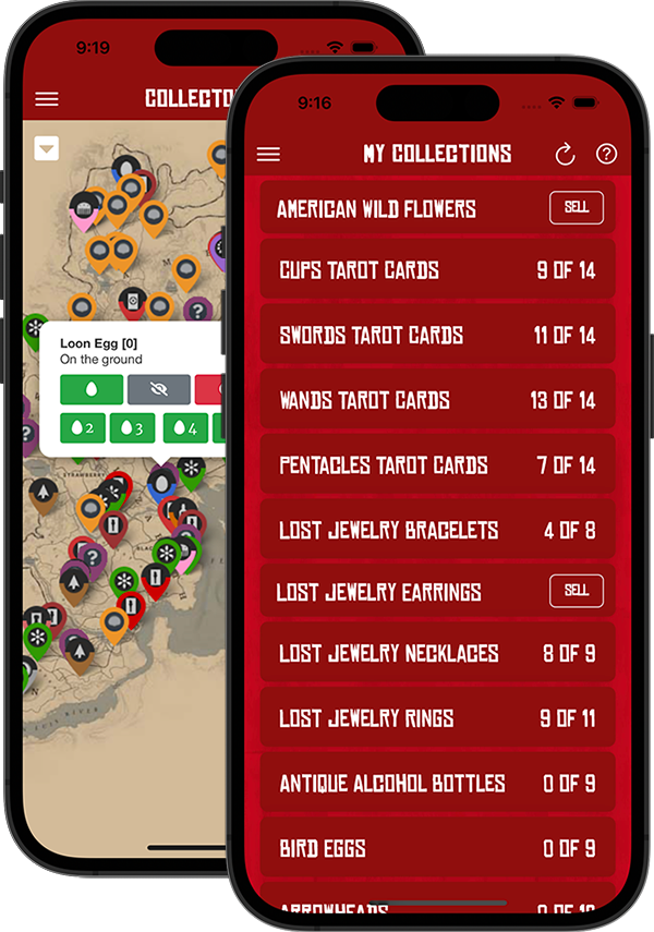RDO Collector app screenshots